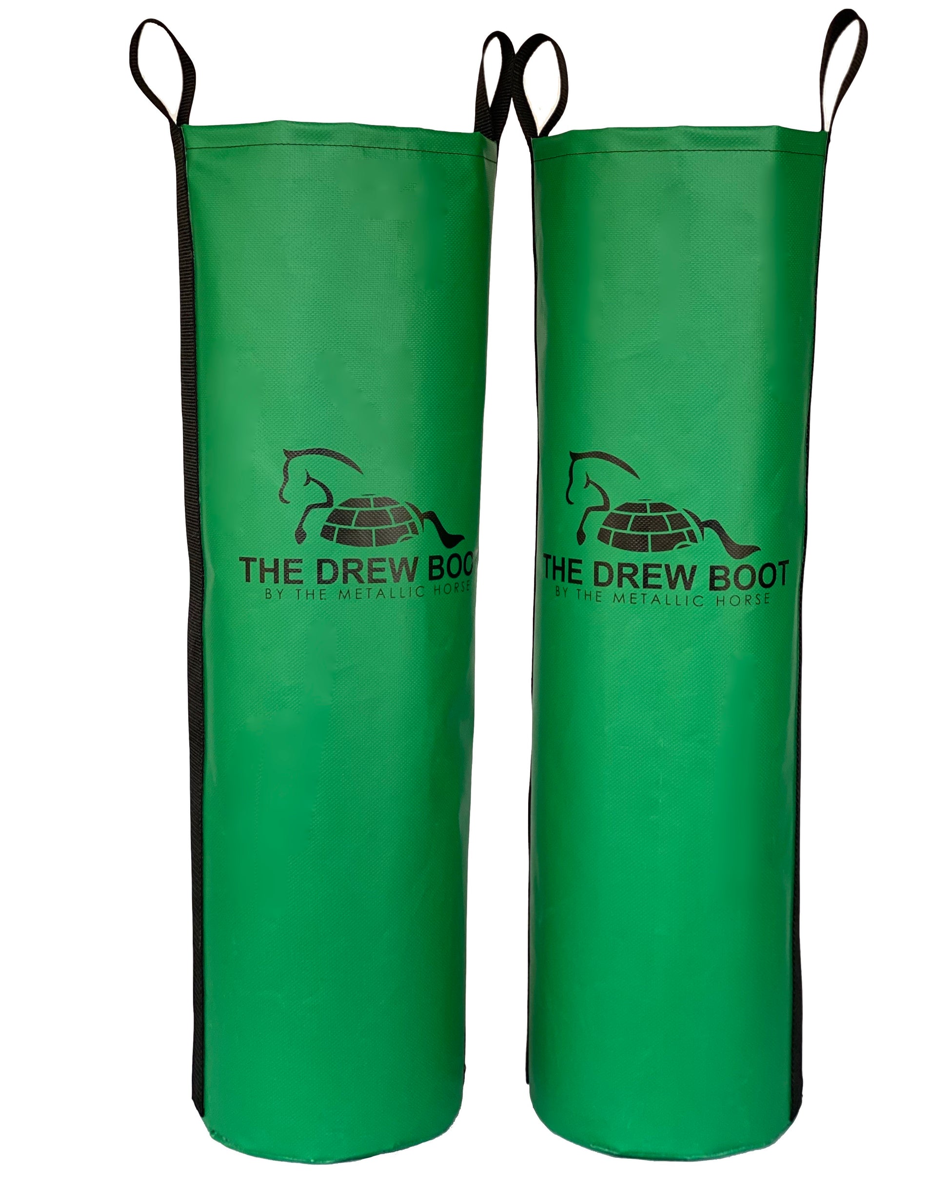 Horse ice boots to reduce inflammation and soreness after exercise.