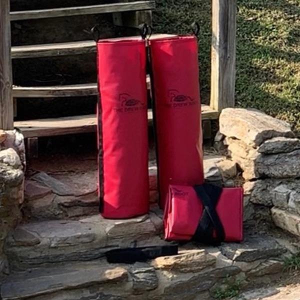 Equine Ice boots with suspender straps for the best after workout horse care.