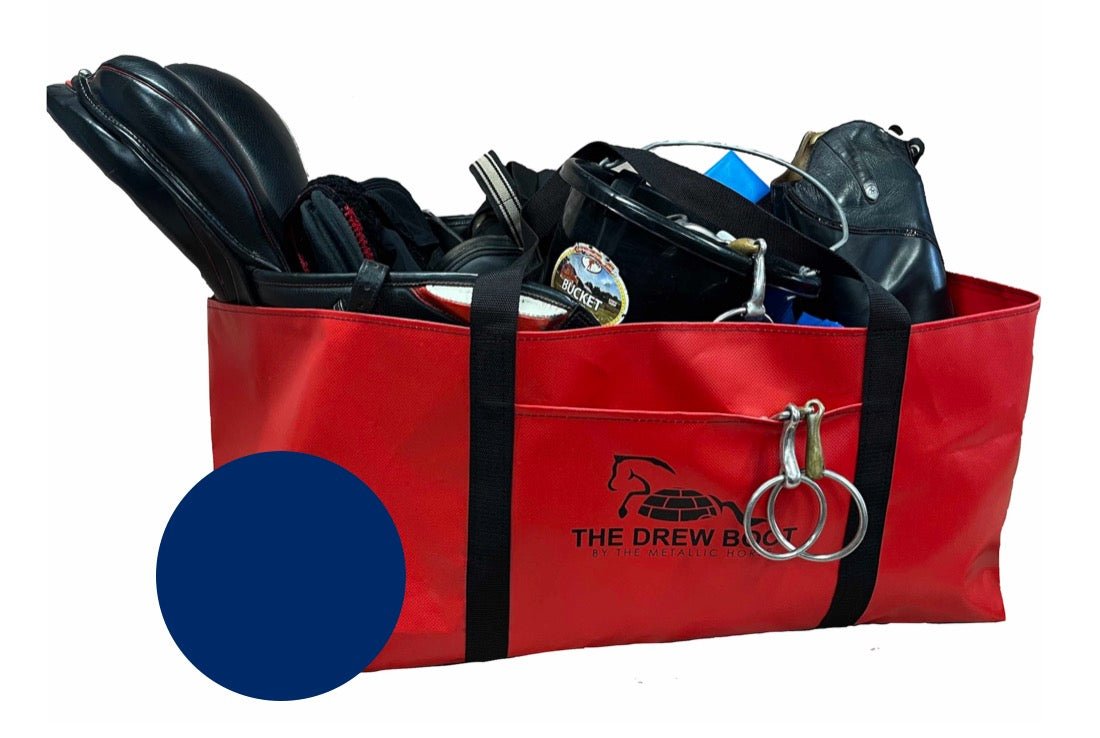 The Drew arena tote bag for horses to carry horse ice boots and horse supplies.