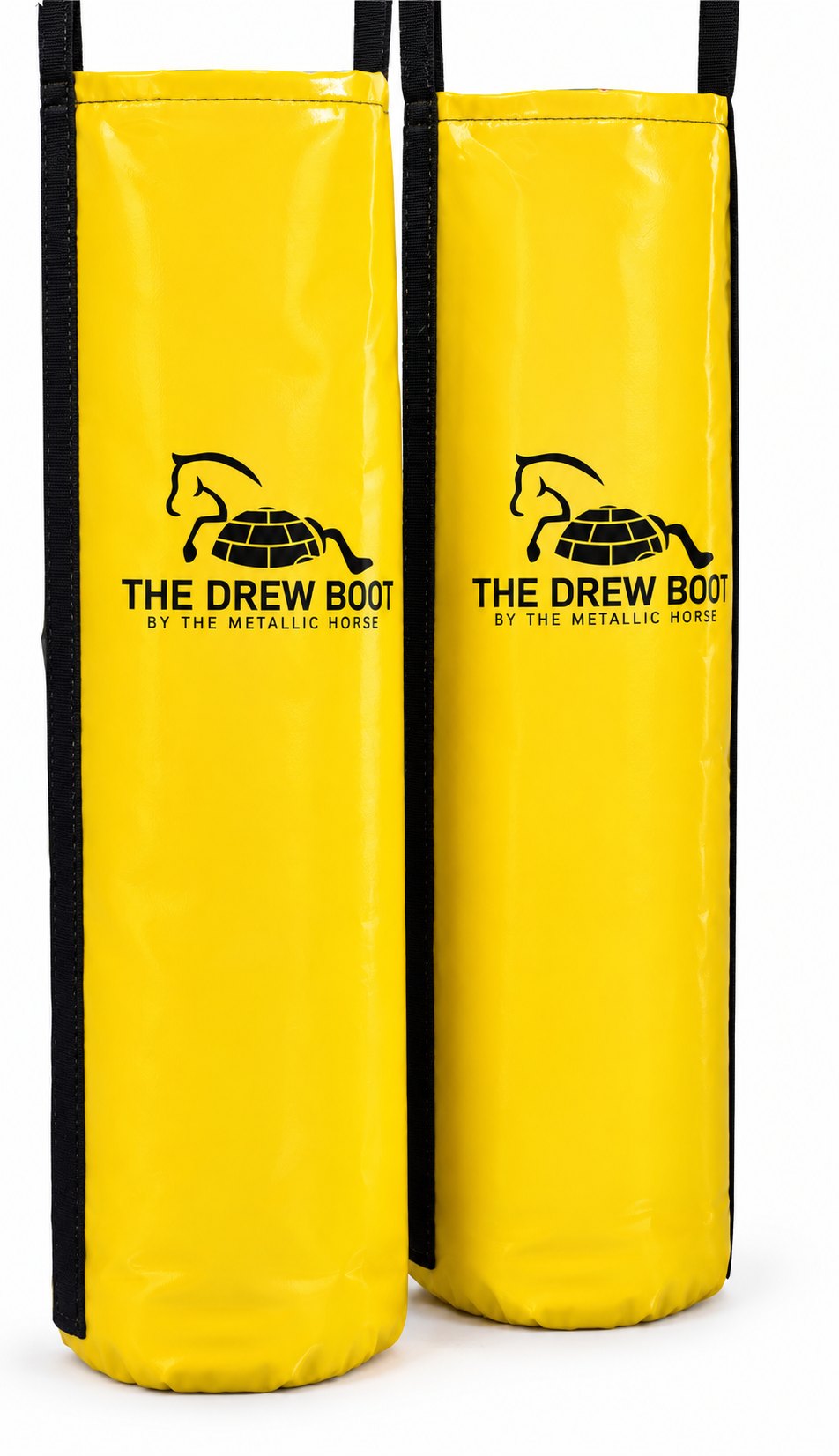 yellow drew boot horse ice boots