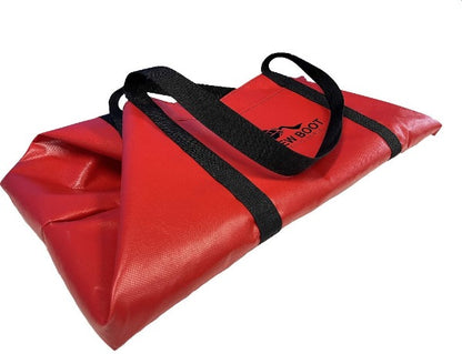 Equestrian arena bag to hold horse supplies like saddles and grooming kits.
